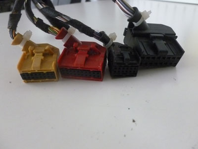 2000 Audi TT Mk1 / 8N - Climate Controller Connectors Plugs and Wiring2